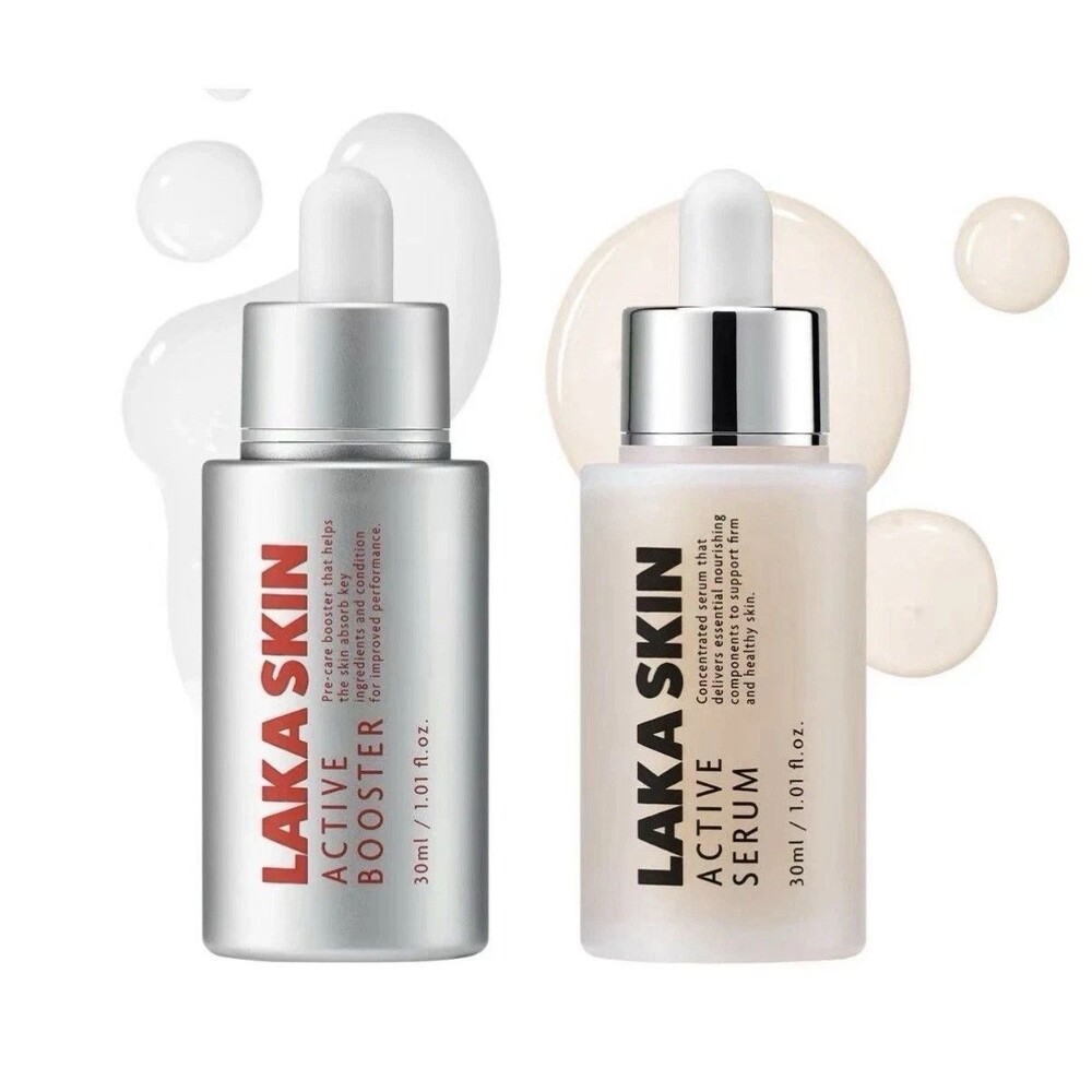 LAKA SKIN Active Booster & Serum Duo/Firming Booster Set firms skin Dual PDRN